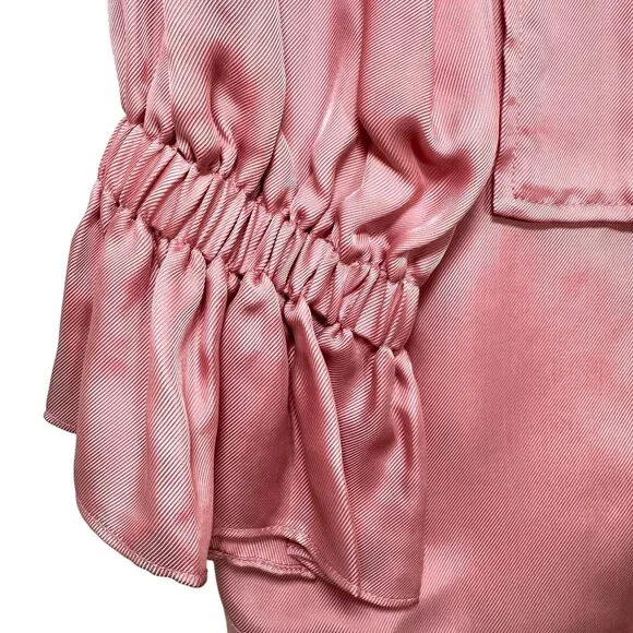 Cinq à Sept Holly Ruffle Sleeve JacketBlush NWT Size XS